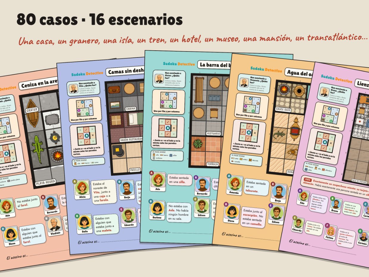 El pack de 80 casos · 80 casos · 104 páginas