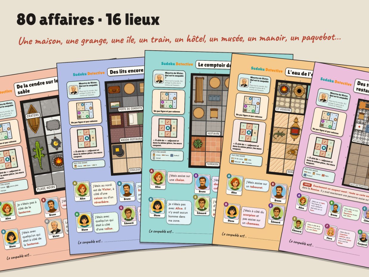 Le pack de 80 affaires · 80 affaires · 104 pages